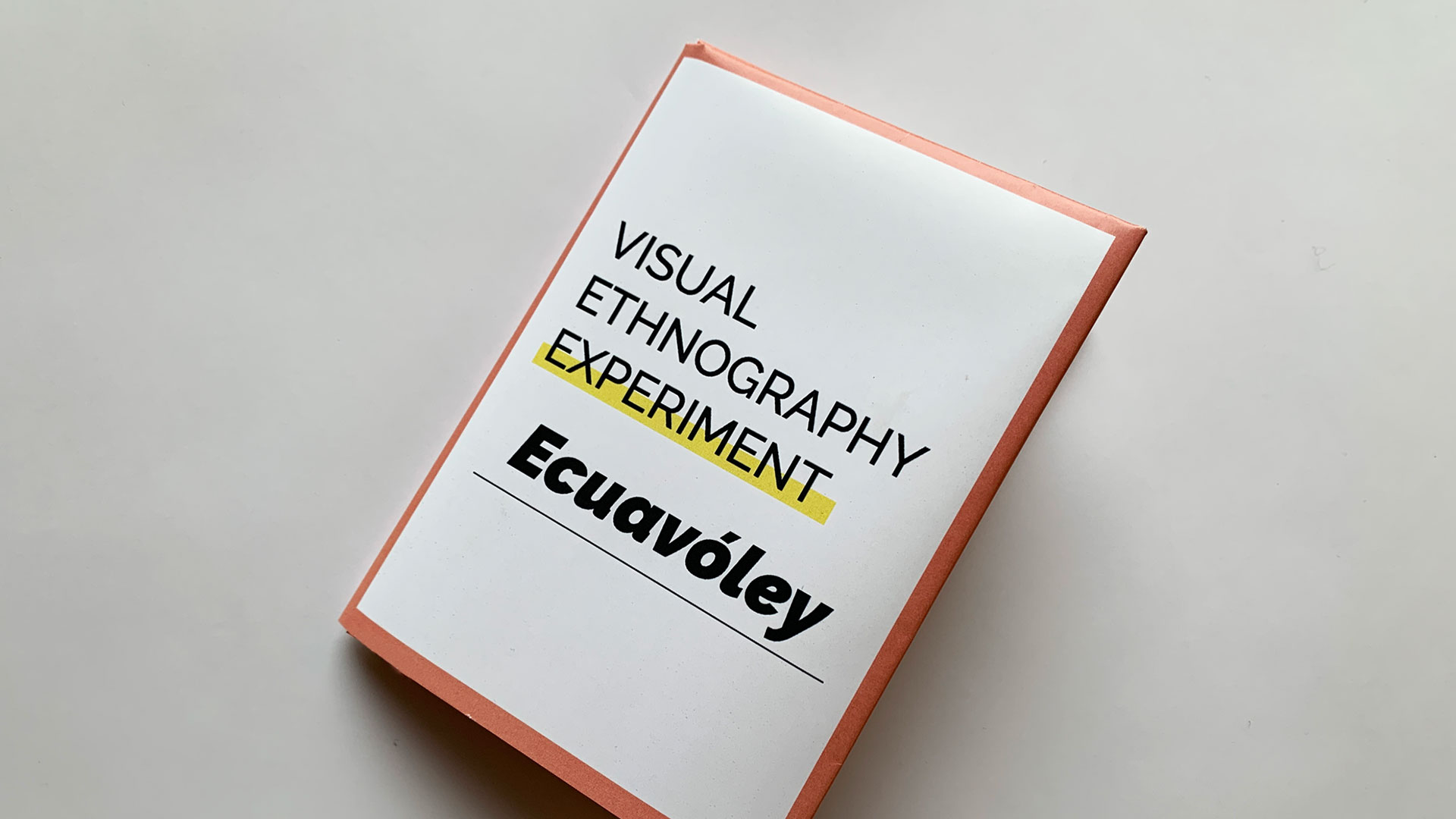 Visual ethnography on Ecuavolley